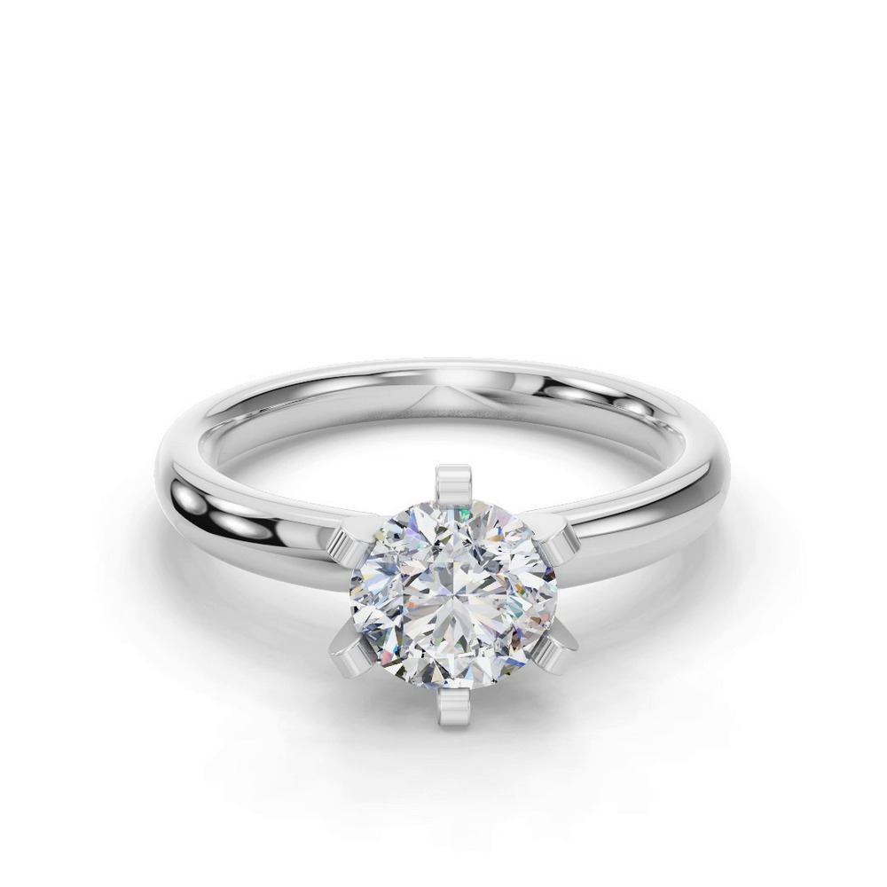 360 degree view of Ilana Six-Prong Solitaire Engagement Ring (2.7 mm)