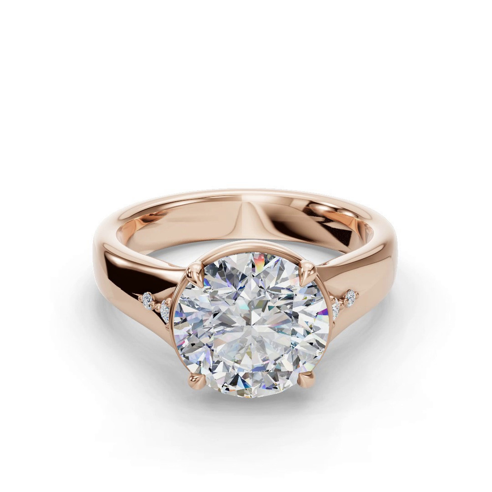 360 degree view of Enchanted Bezel Engagement Ring