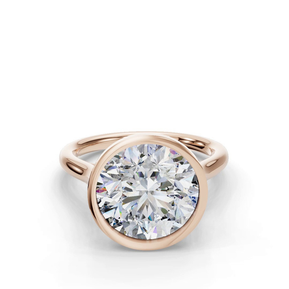 360 degree view of Emery Bezel Solitaire Engagement Ring (2mm)