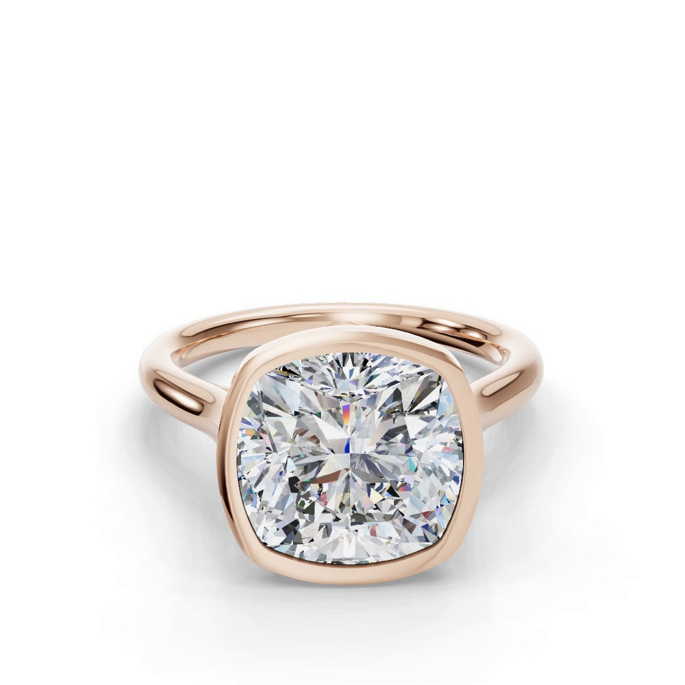 360 degree view of Emery Bezel Solitaire Engagement Ring (2mm)