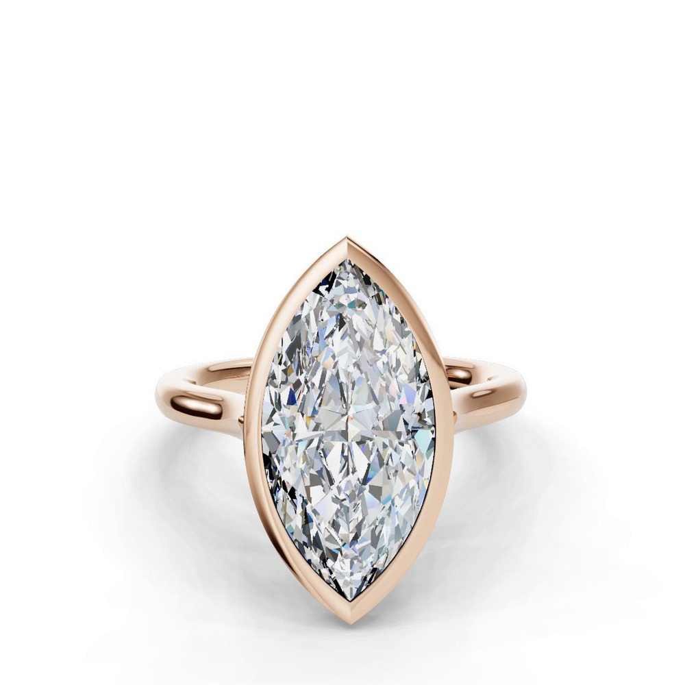 360 degree view of Emery Bezel Solitaire Engagement Ring (2mm)