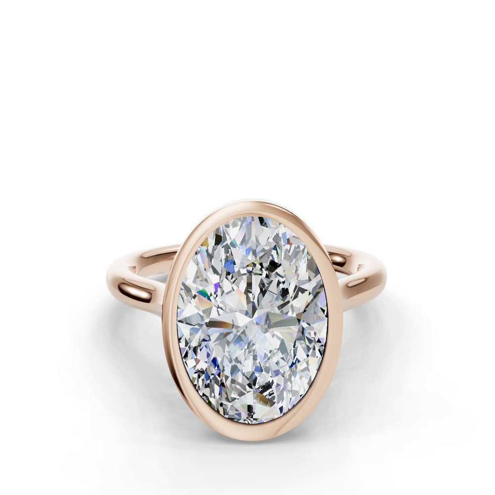 360 degree view of Emery Bezel Solitaire Engagement Ring (2mm)