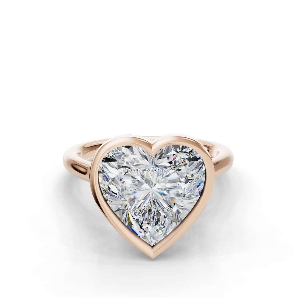 360 degree view of Emery Bezel Solitaire Engagement Ring (2mm)