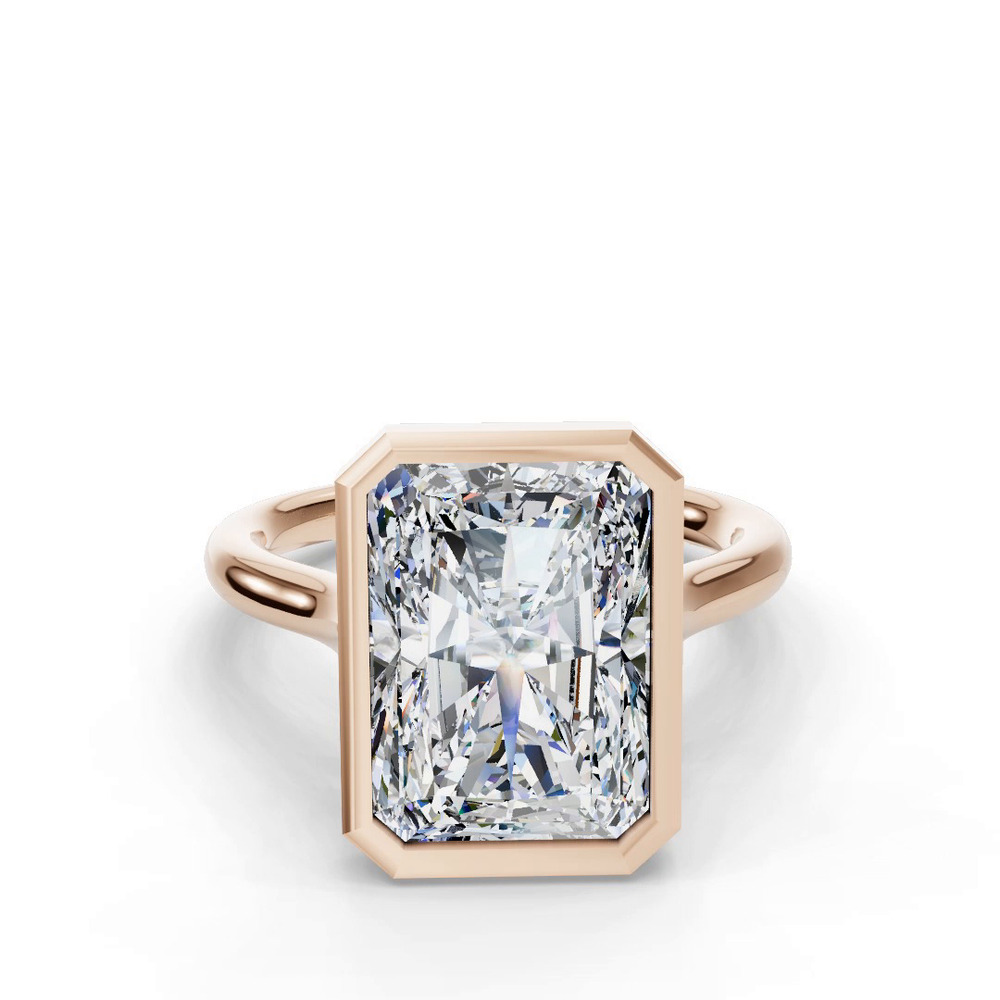 360 degree view of Emery Bezel Solitaire Engagement Ring (2mm)