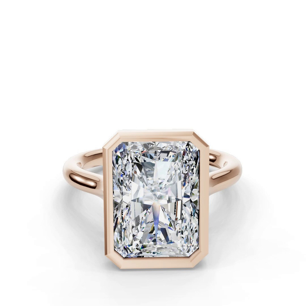 360 degree view of Emery Bezel Solitaire Engagement Ring (2mm)