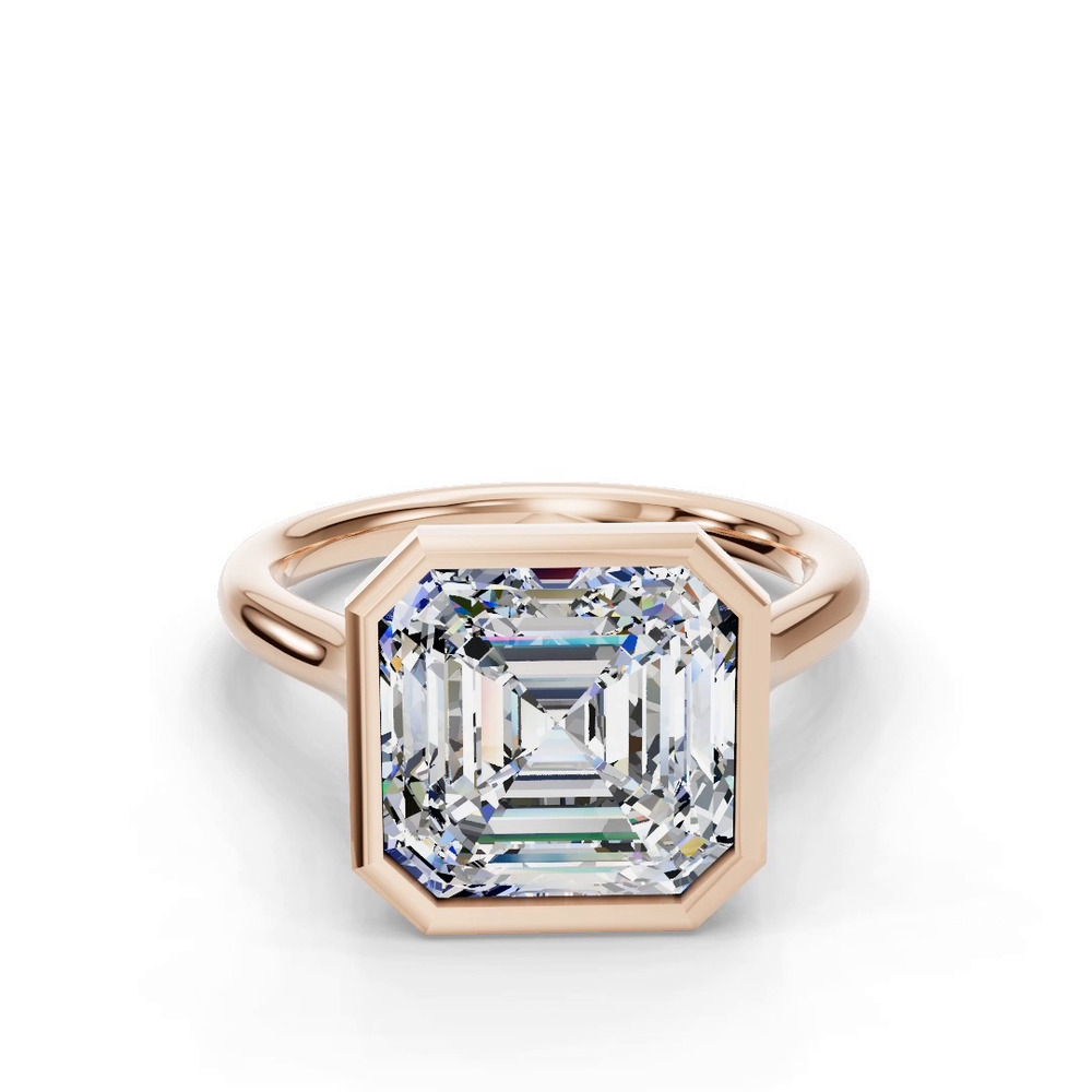 360 degree view of Emery Bezel Solitaire Engagement Ring (2mm)