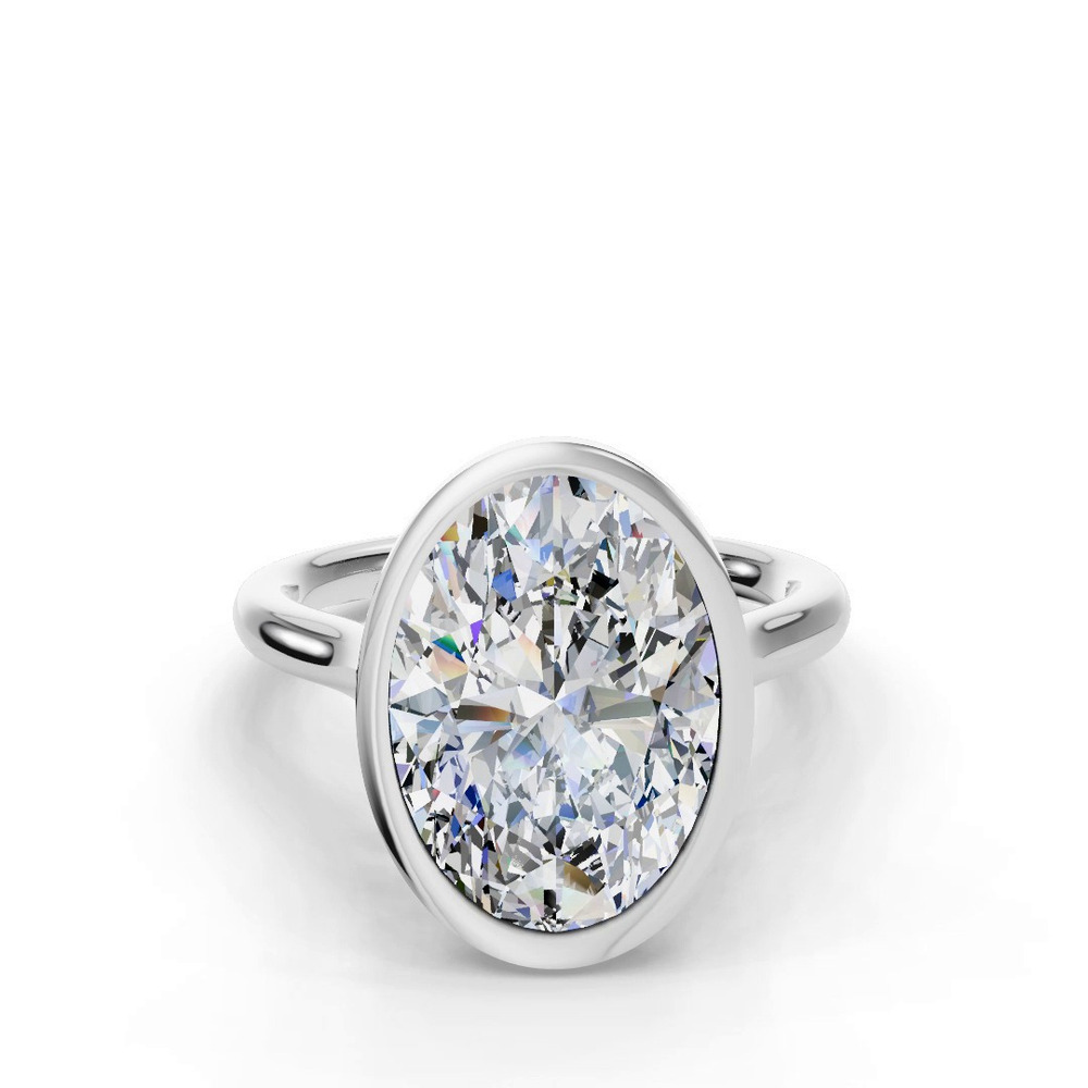 360 degree view of Emery Bezel Solitaire Engagement Ring (2mm)
