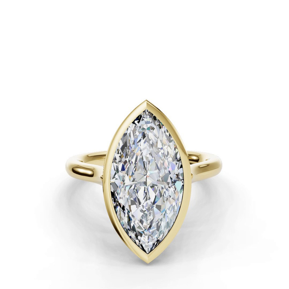360 degree view of Emery Bezel Solitaire Engagement Ring (2mm)