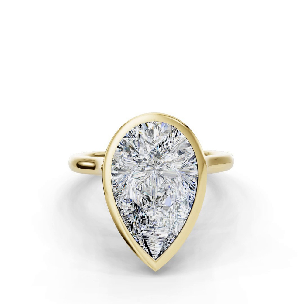 360 degree view of Emery Bezel Solitaire Engagement Ring (2mm)