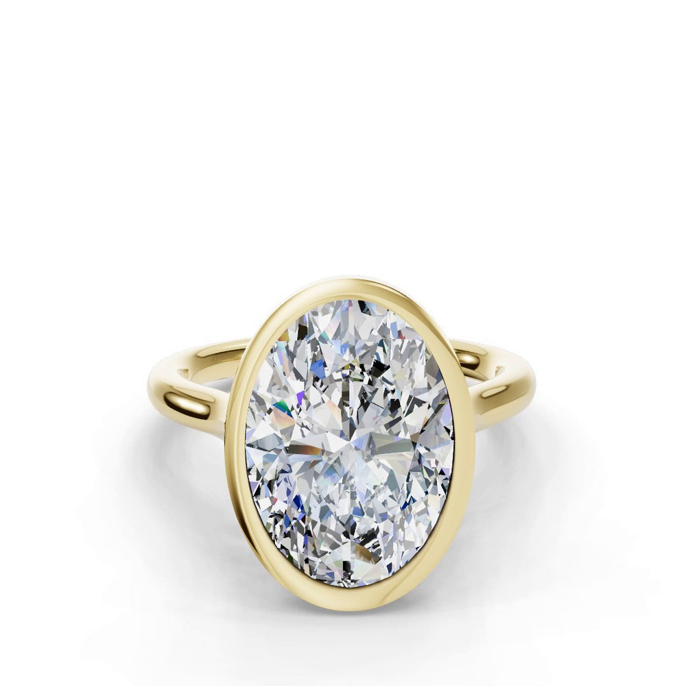 360 degree view of Emery Bezel Solitaire Engagement Ring (2mm)