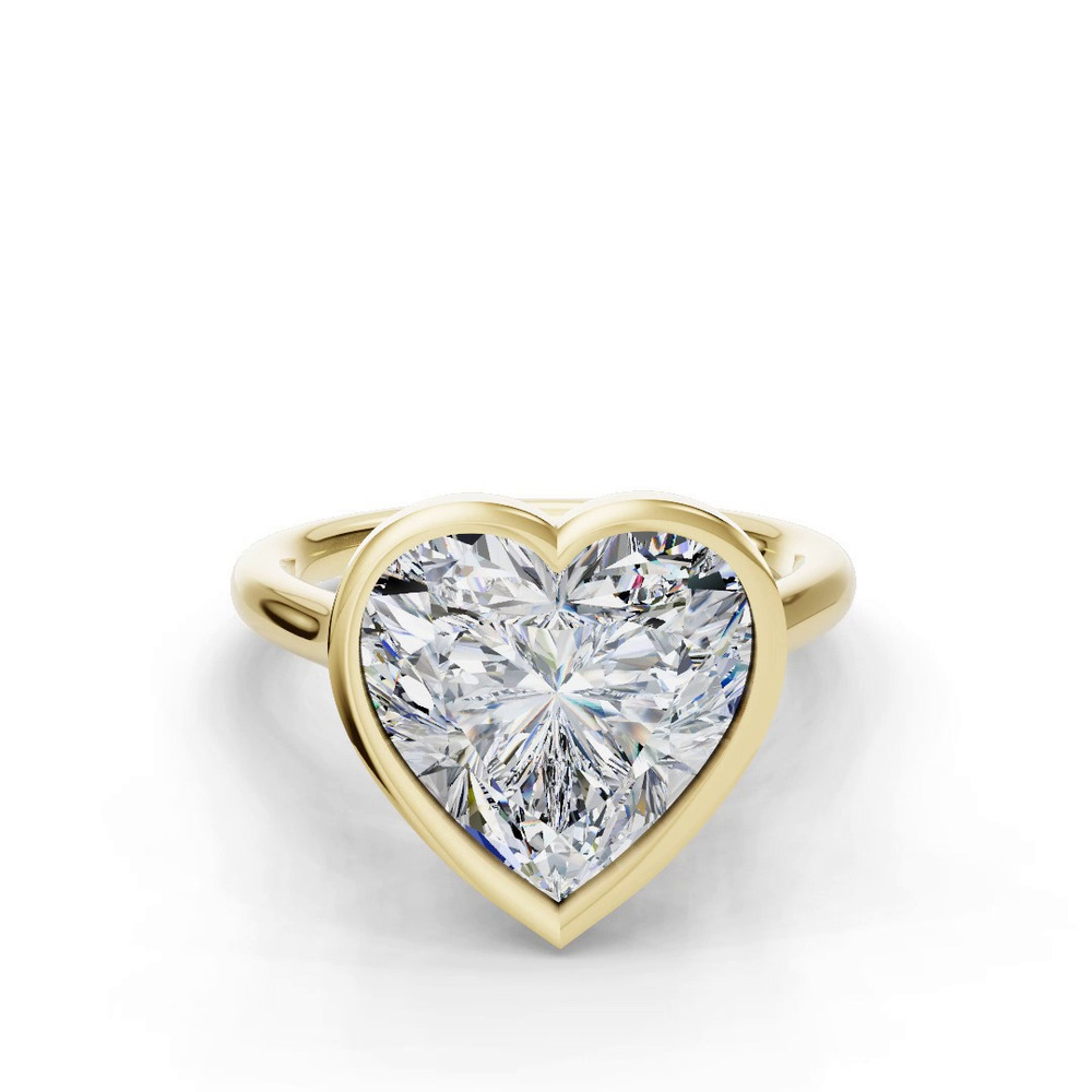 360 degree view of Emery Bezel Solitaire Engagement Ring (2mm)