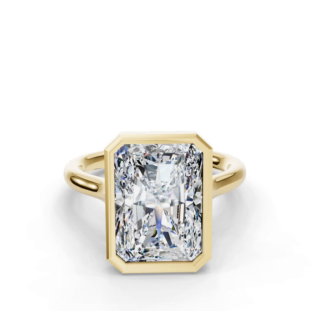 360 degree view of Emery Bezel Solitaire Engagement Ring (2mm)