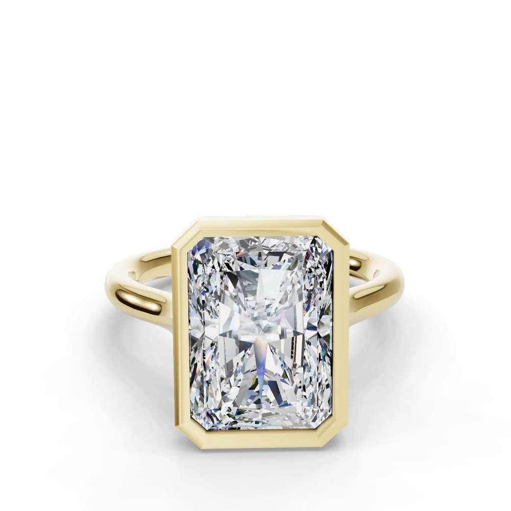 360 degree view of Emery Bezel Solitaire Engagement Ring (2mm)