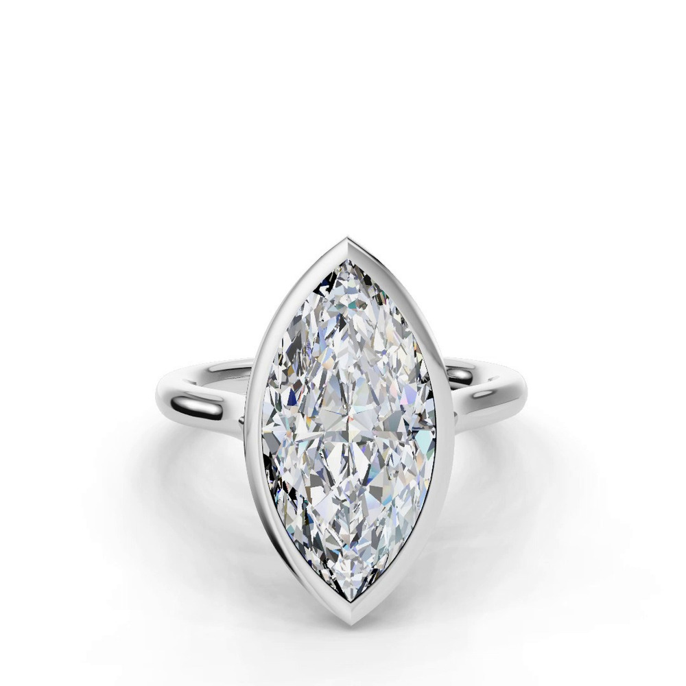 360 degree view of Emery Bezel Solitaire Engagement Ring (2mm)