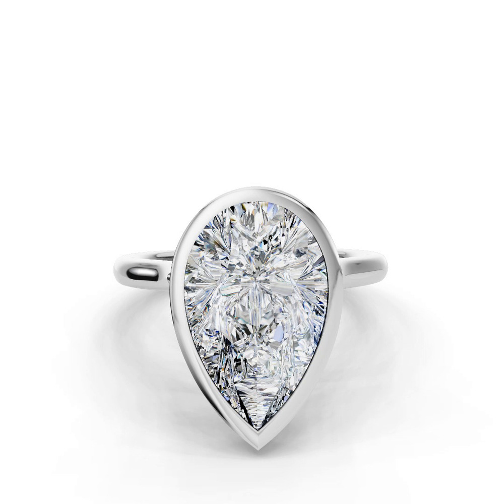 360 degree view of Emery Bezel Solitaire Engagement Ring (2mm)