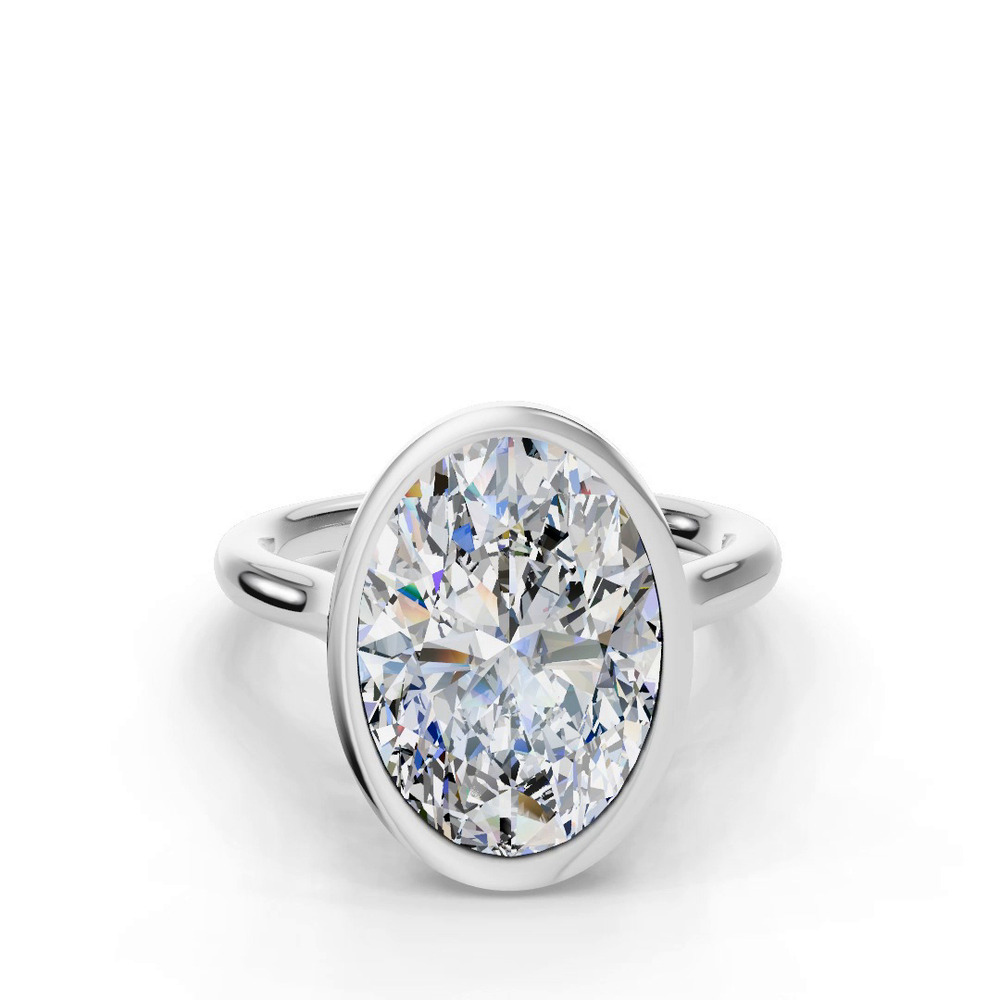 360 degree view of Emery Bezel Solitaire Engagement Ring (2mm)