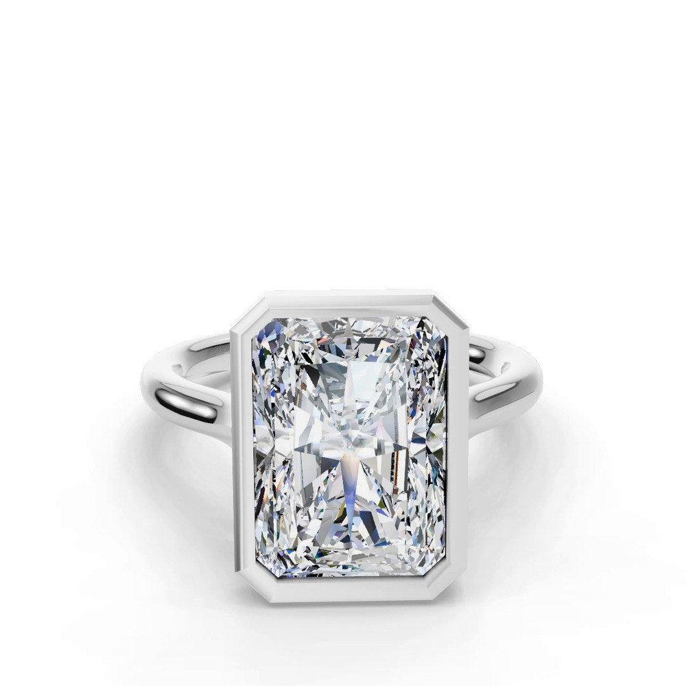 360 degree view of Emery Bezel Solitaire Engagement Ring (2mm)