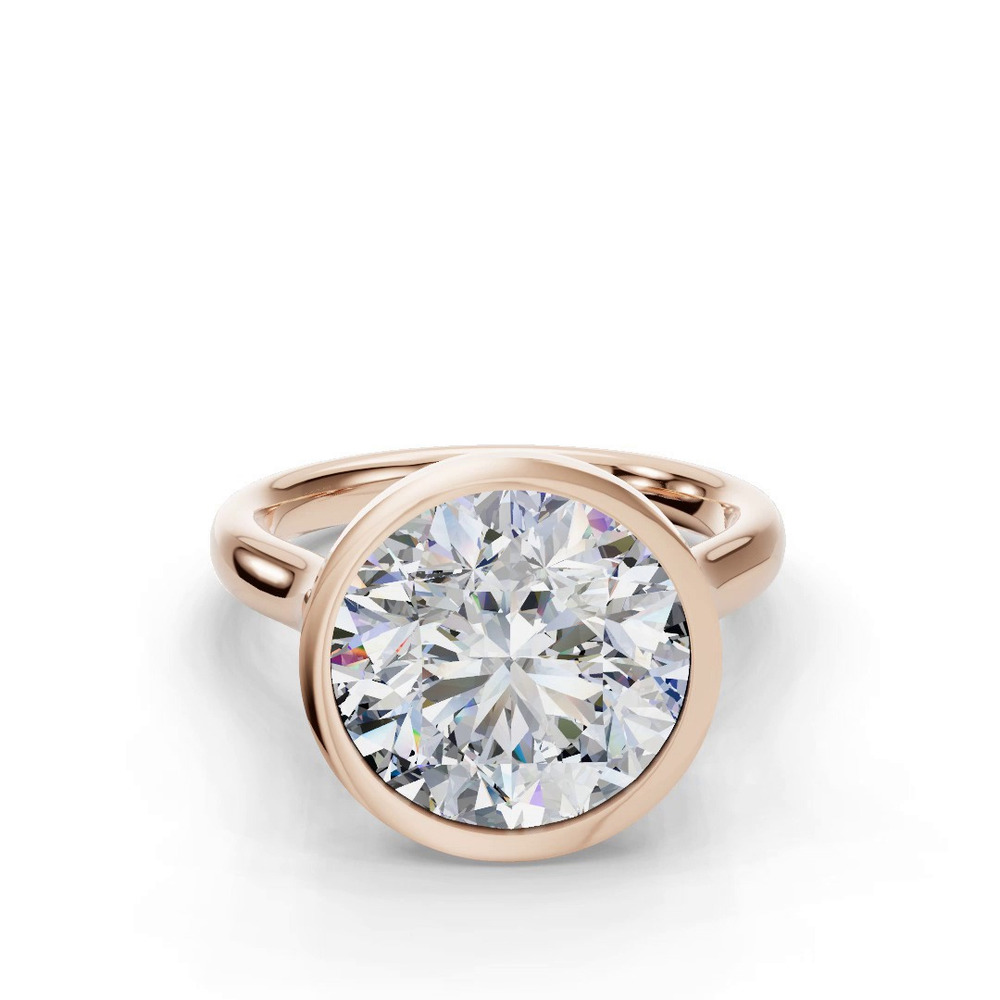 360 degree view of Emery Bezel Solitaire Engagement Ring (2.5mm)