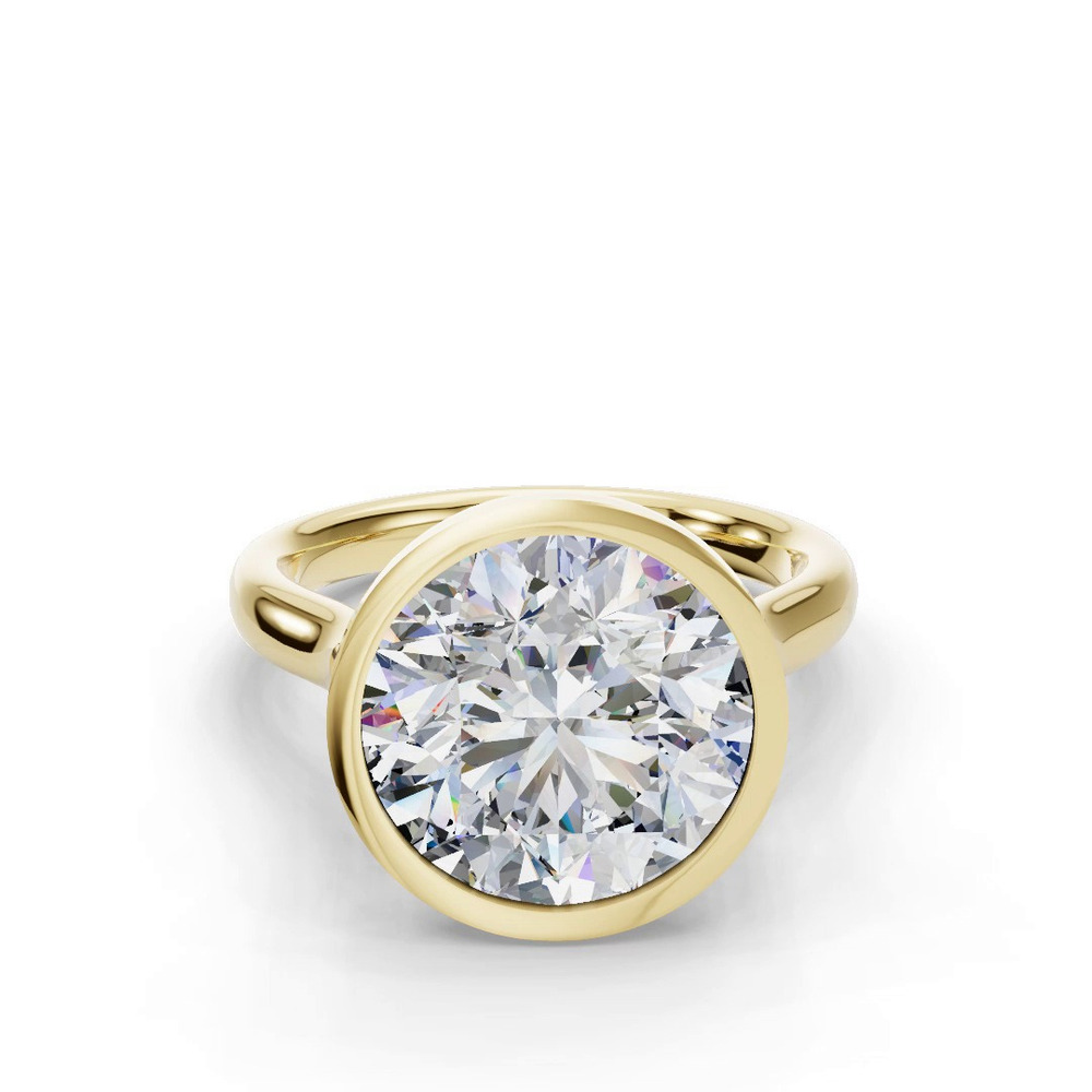 360 degree view of Emery Bezel Solitaire Engagement Ring (2.5mm)