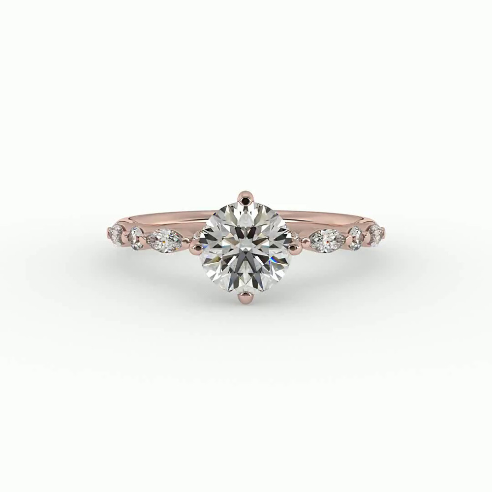 360 degree view of Laila Engagement Ring