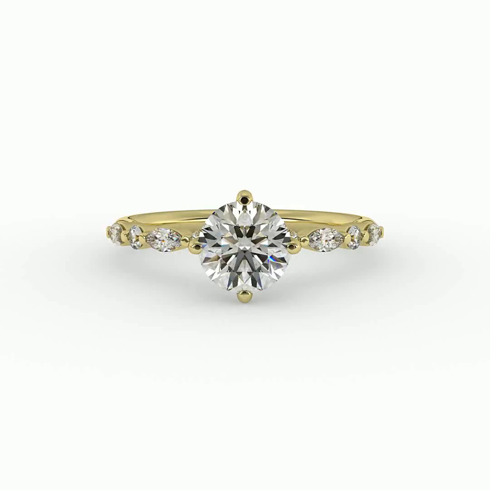 360 degree view of Laila Engagement Ring