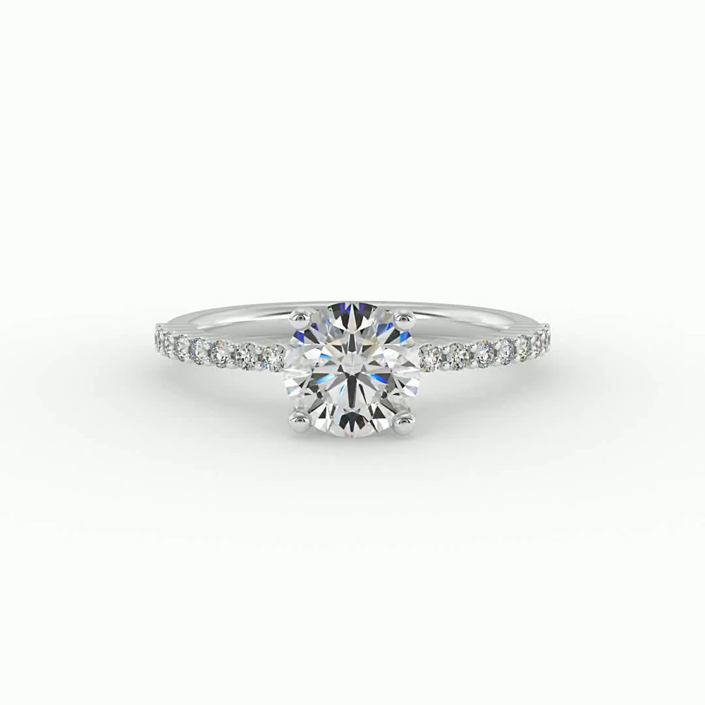 360 degree view of Vera Engagement Ring