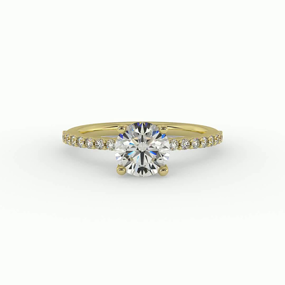 360 degree view of Vera Engagement Ring