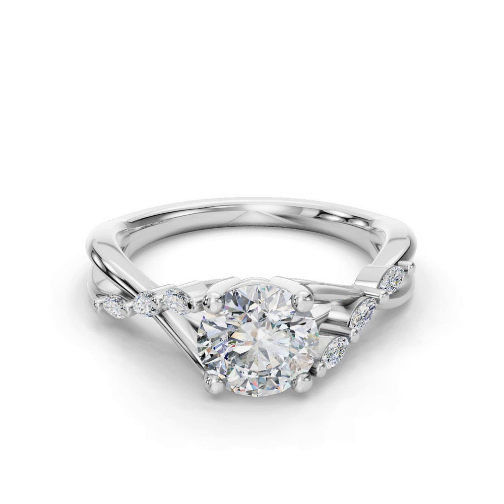 360 degree view of Nyla Engagement Ring