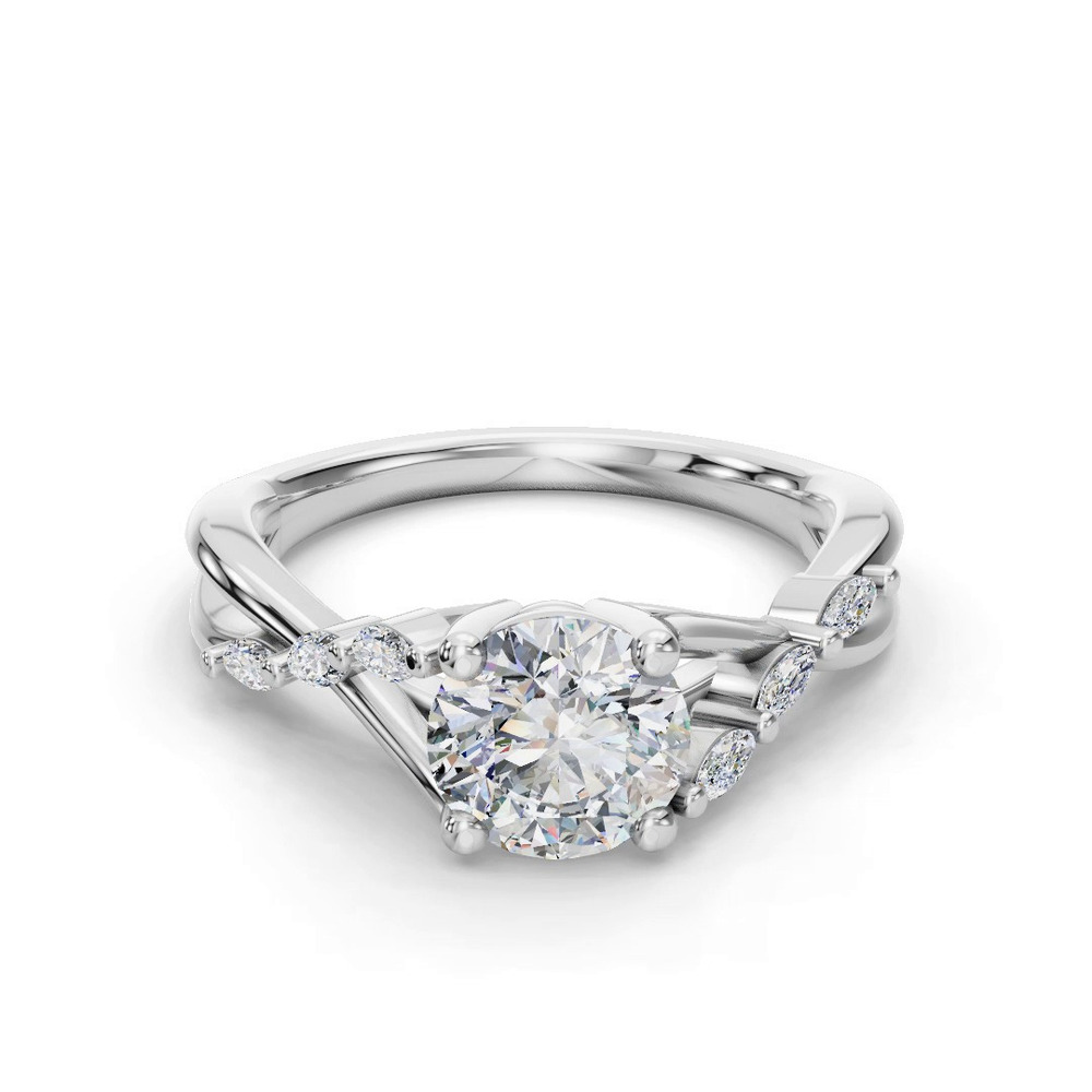360 degree view of Nyla Engagement Ring