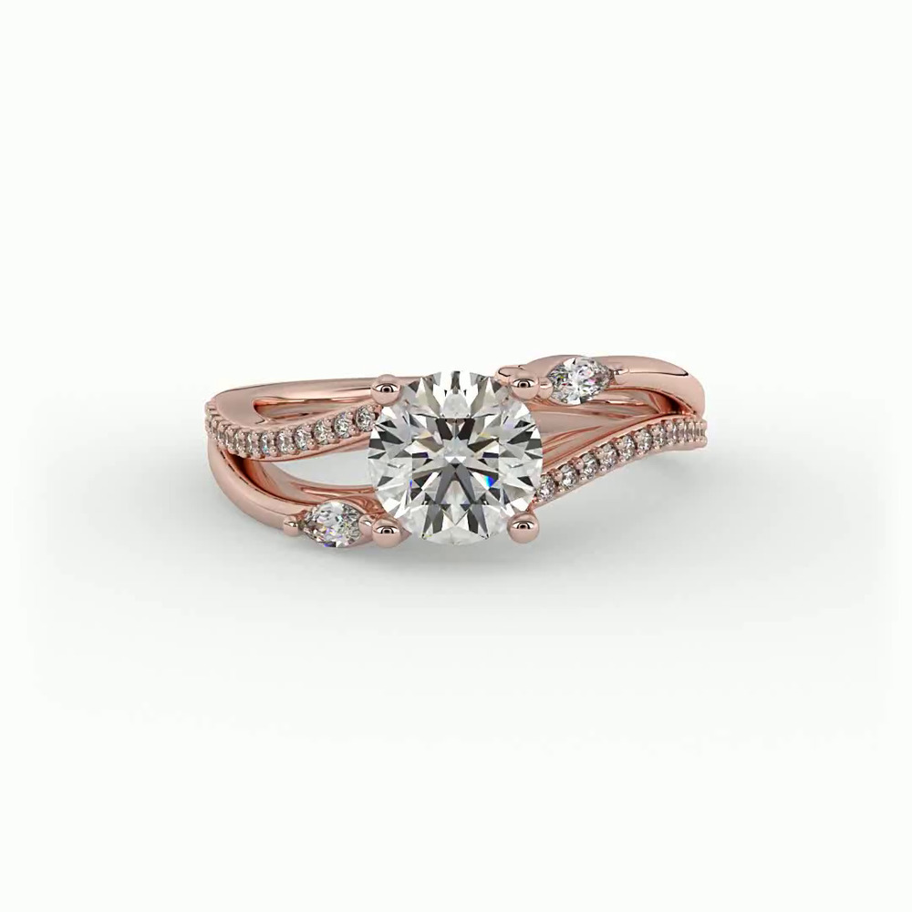360 degree view of Rebecca Engagement Ring