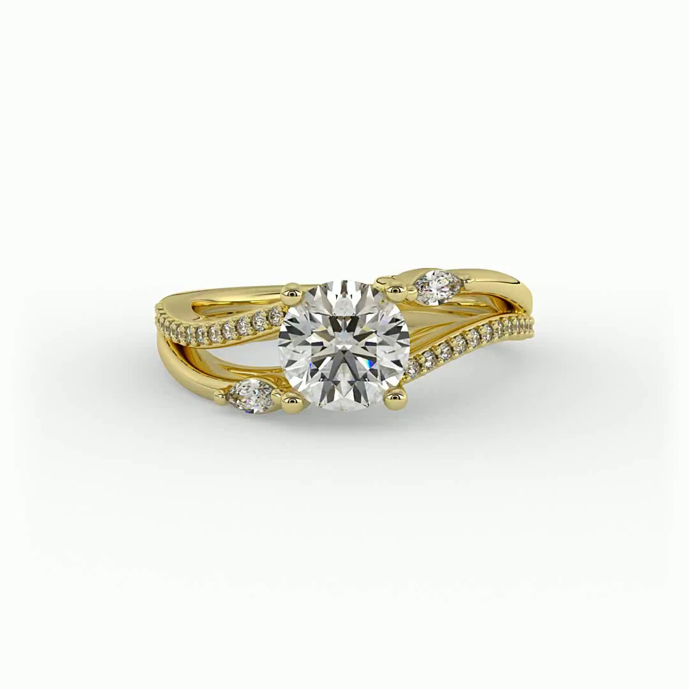 360 degree view of Rebecca Engagement Ring