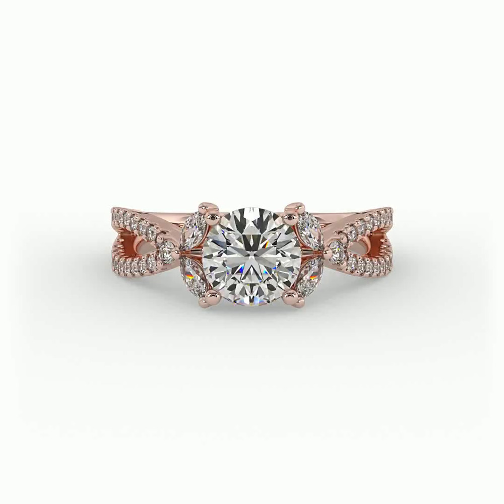 360 degree view of Angela Engagement Ring