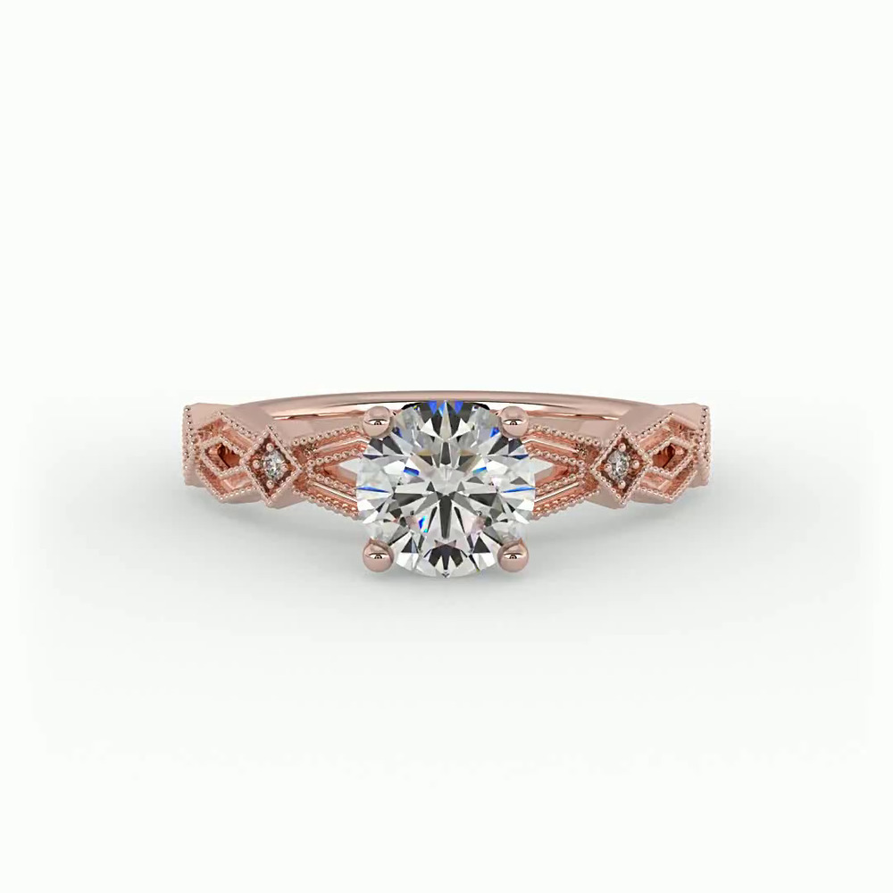 360 degree view of Camille Engagement Ring
