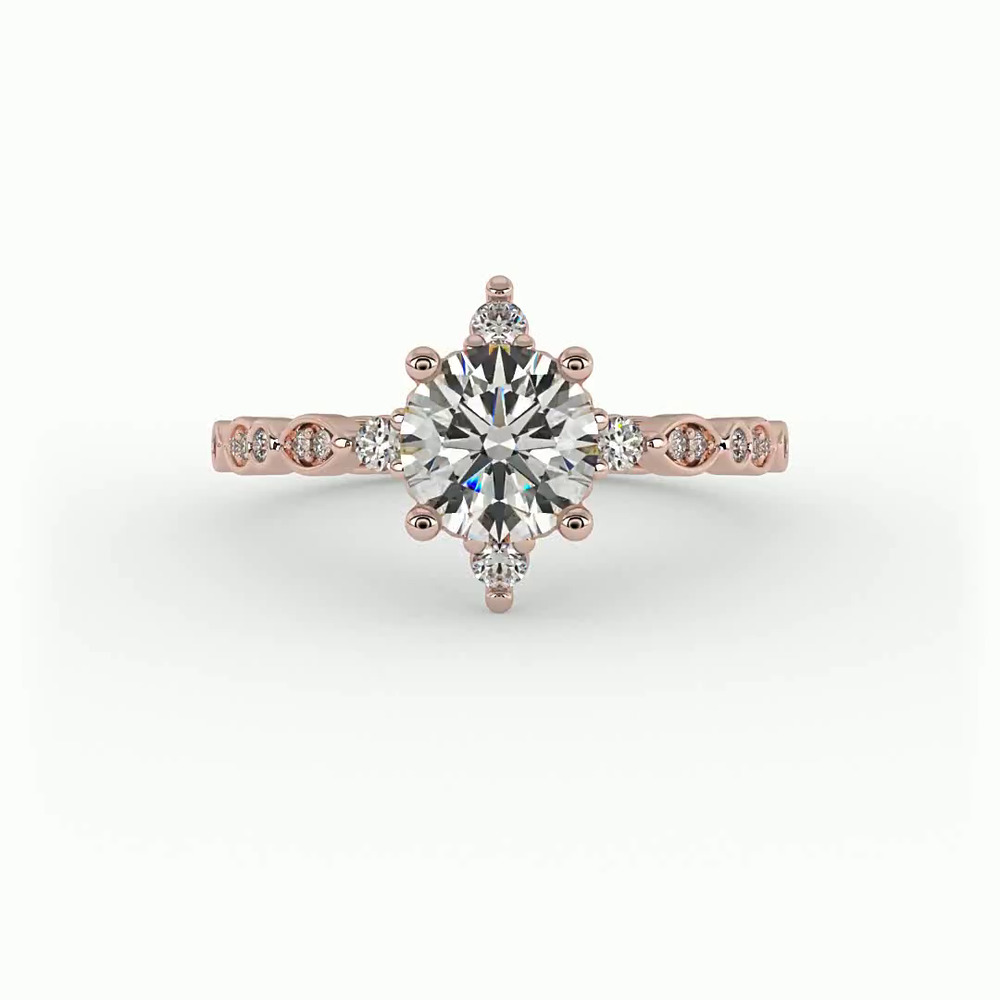 360 degree view of Jane Engagement Ring