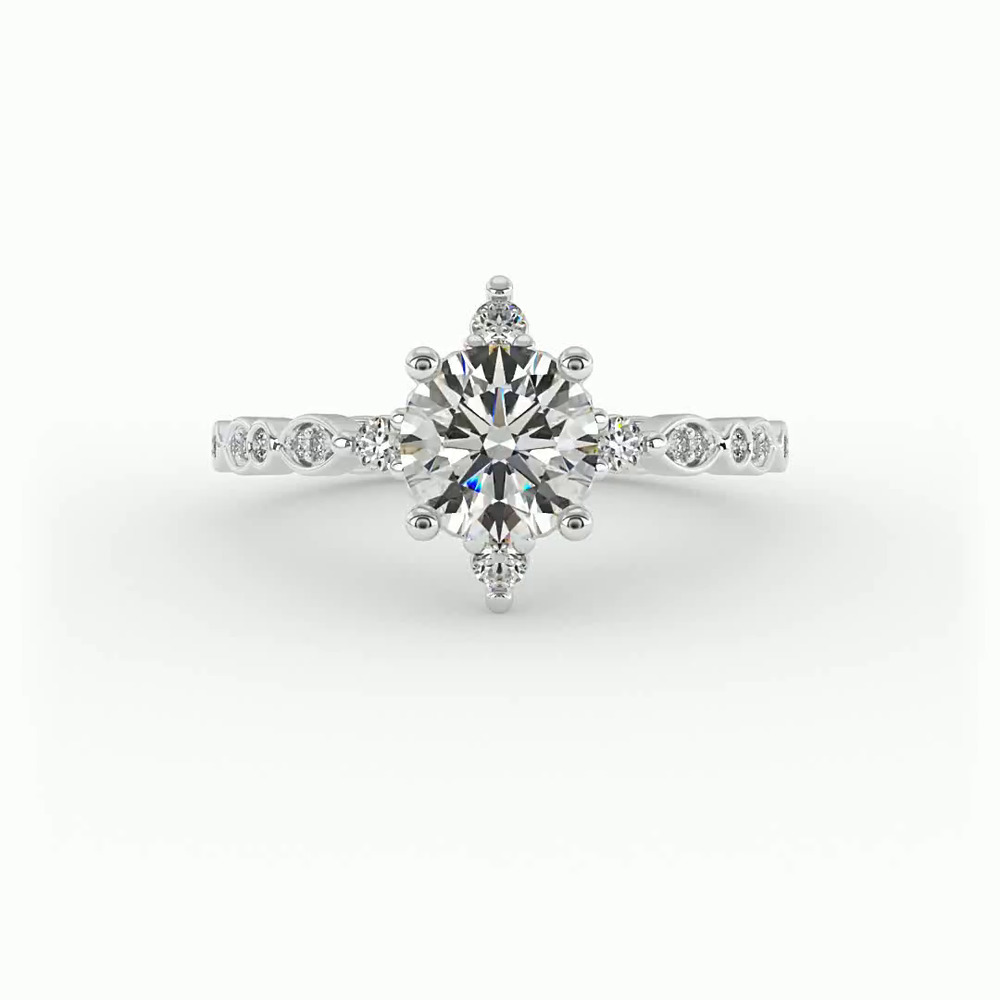 360 degree view of Jane Engagement Ring