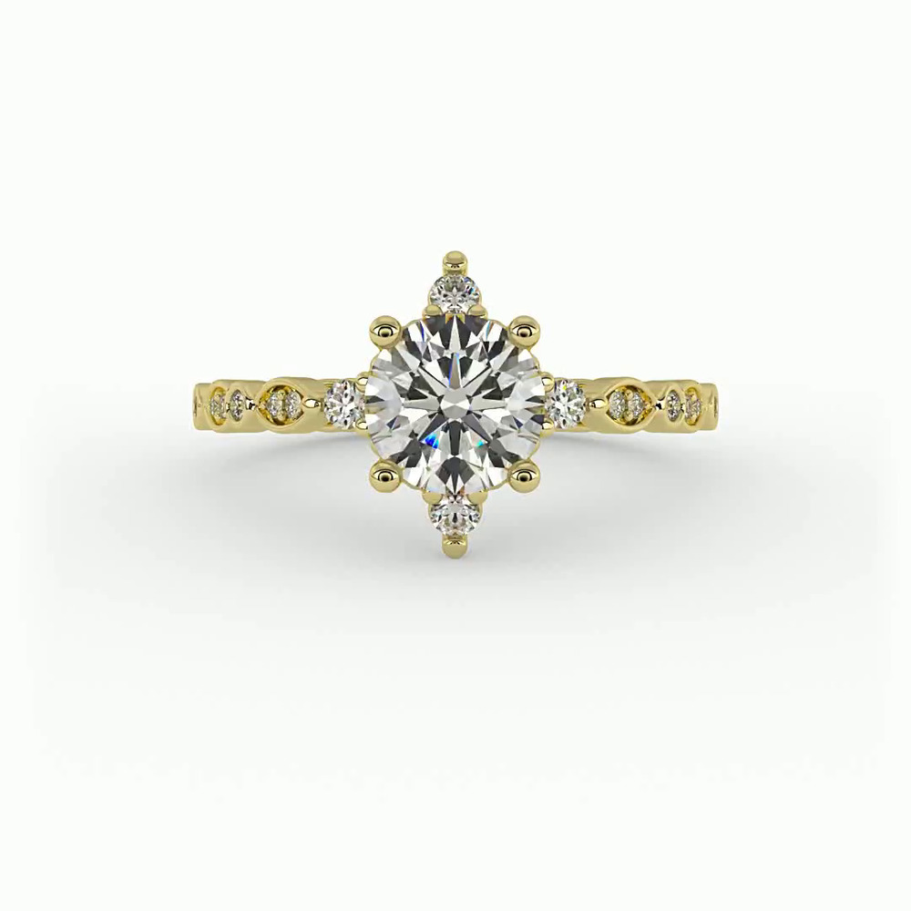 360 degree view of Jane Engagement Ring