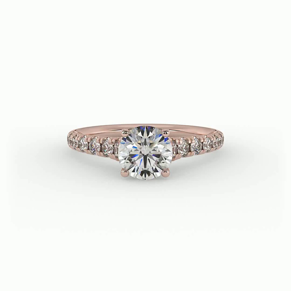 360 degree view of Lucille Engagement Ring