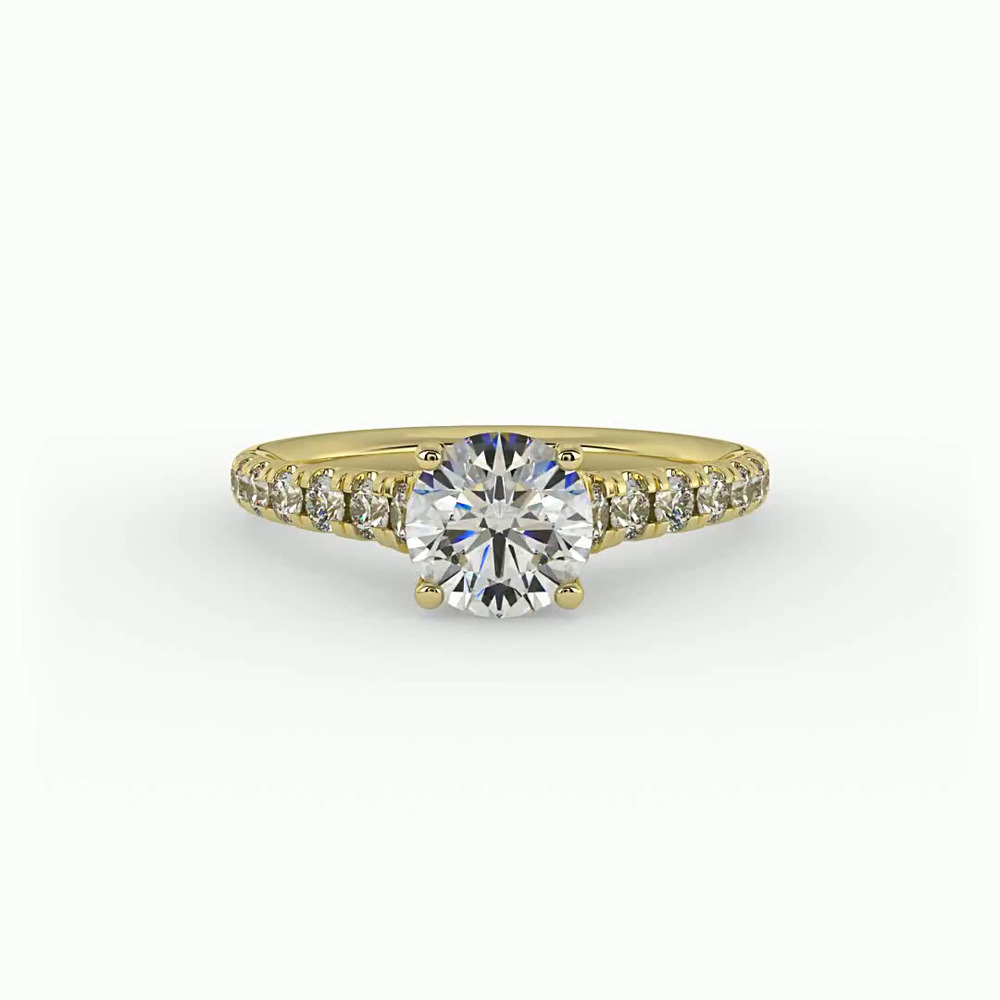 360 degree view of Lucille Engagement Ring