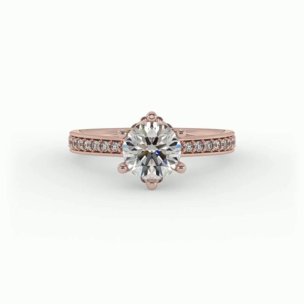 360 degree view of Mckenna Engagement Ring