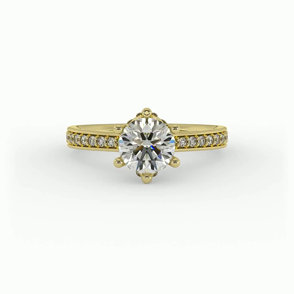 360 degree view of Mckenna Engagement Ring