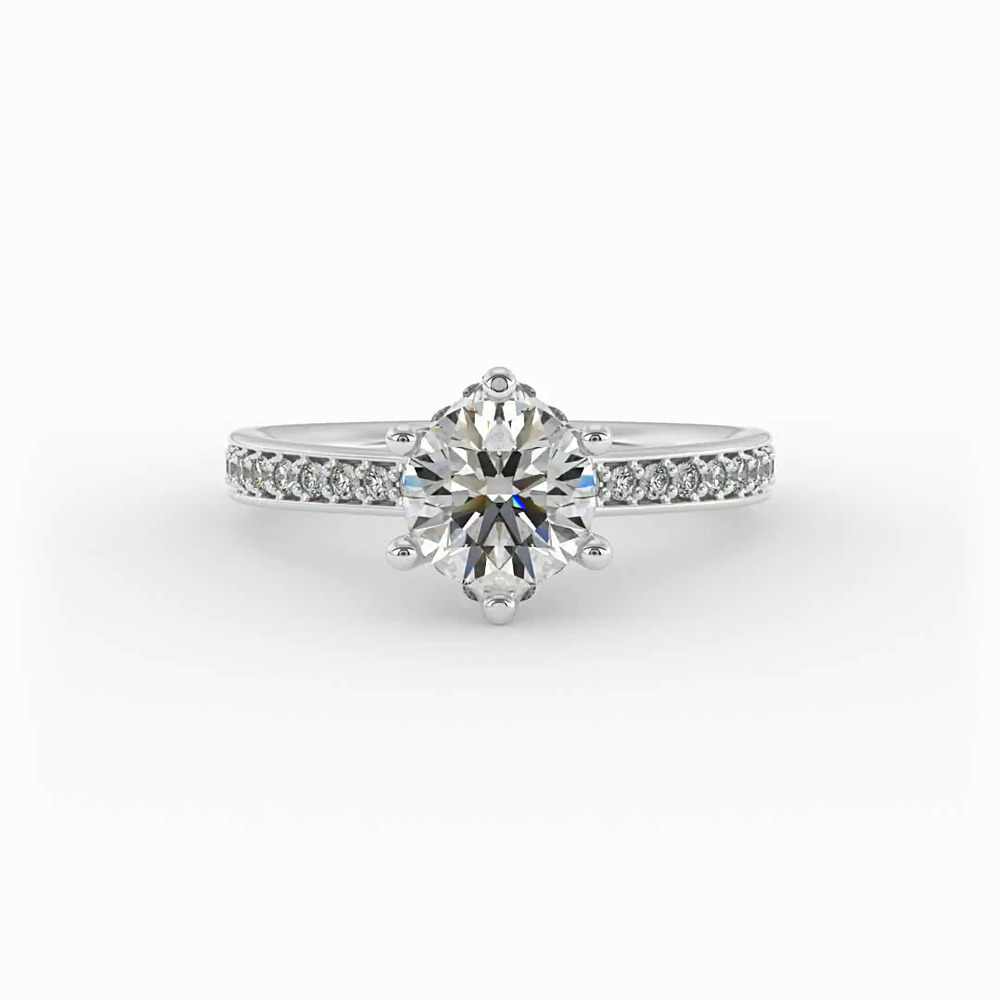 360 degree view of Mckenna Engagement Ring