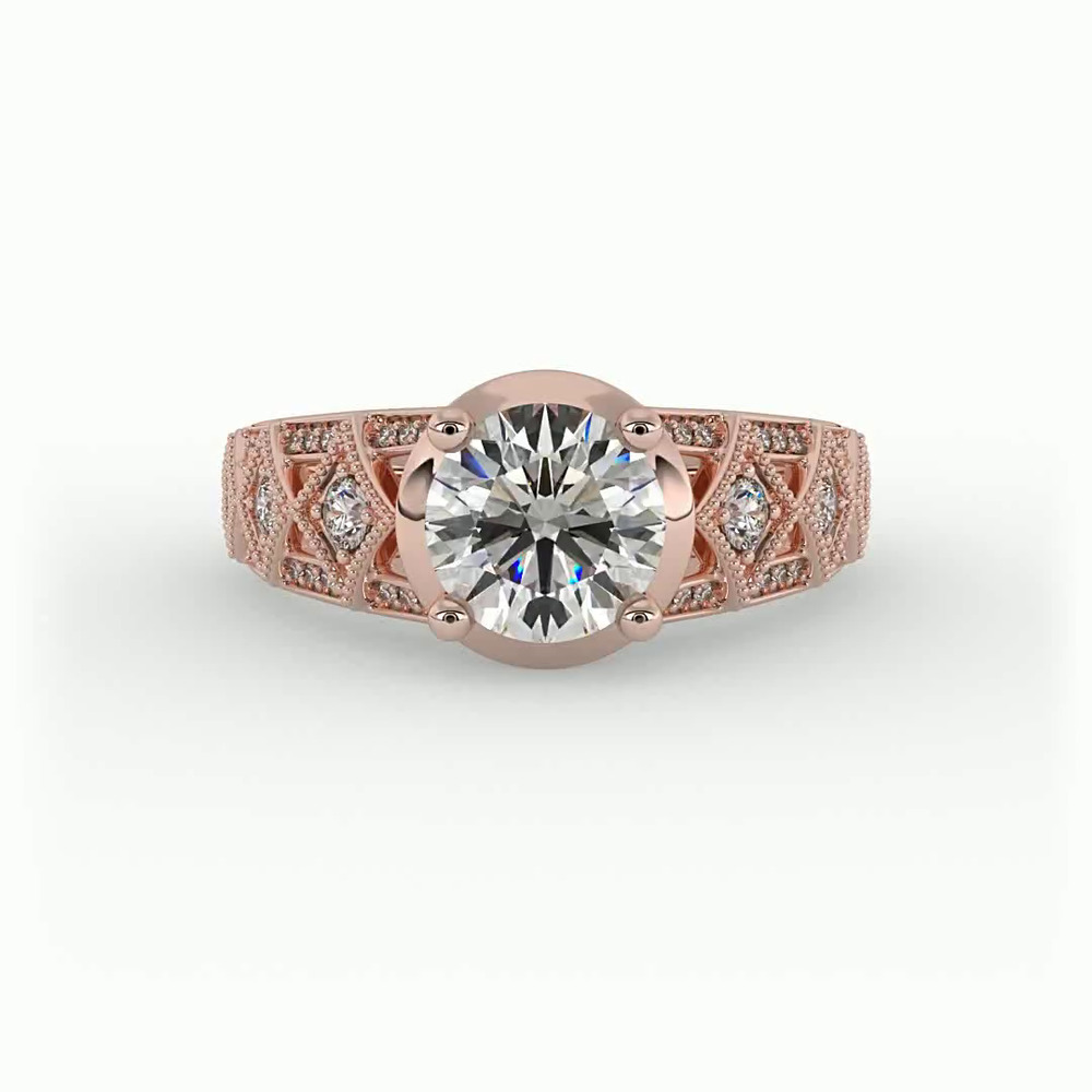 360 degree view of Paige Engagement Ring