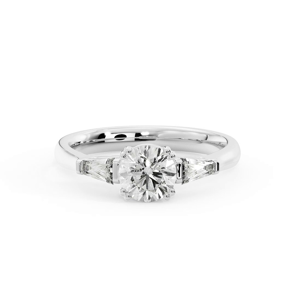 360 degree view of Brooklyn 3 Stone Engagement Ring