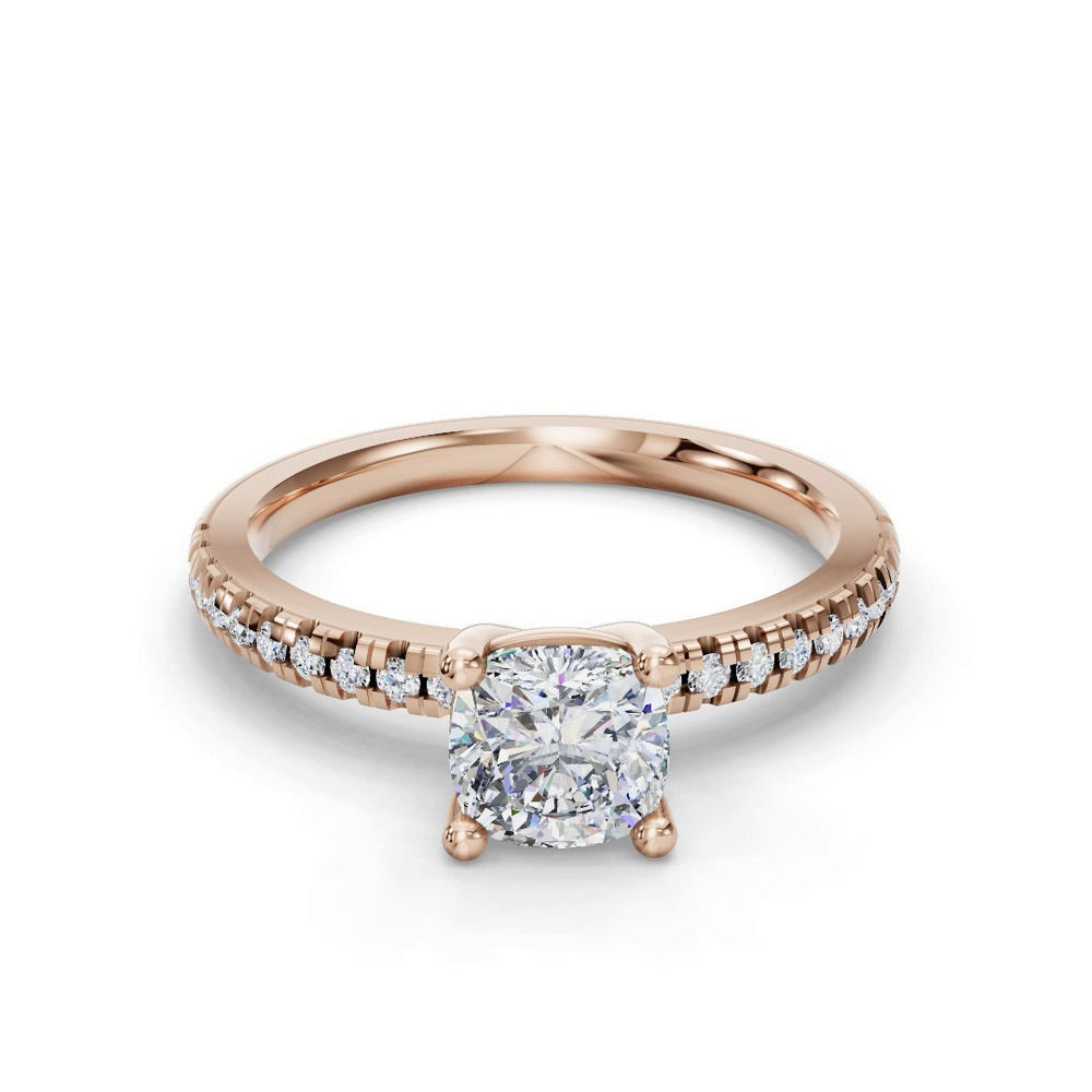 360 degree view of Kennedy Pave Engagement Ring