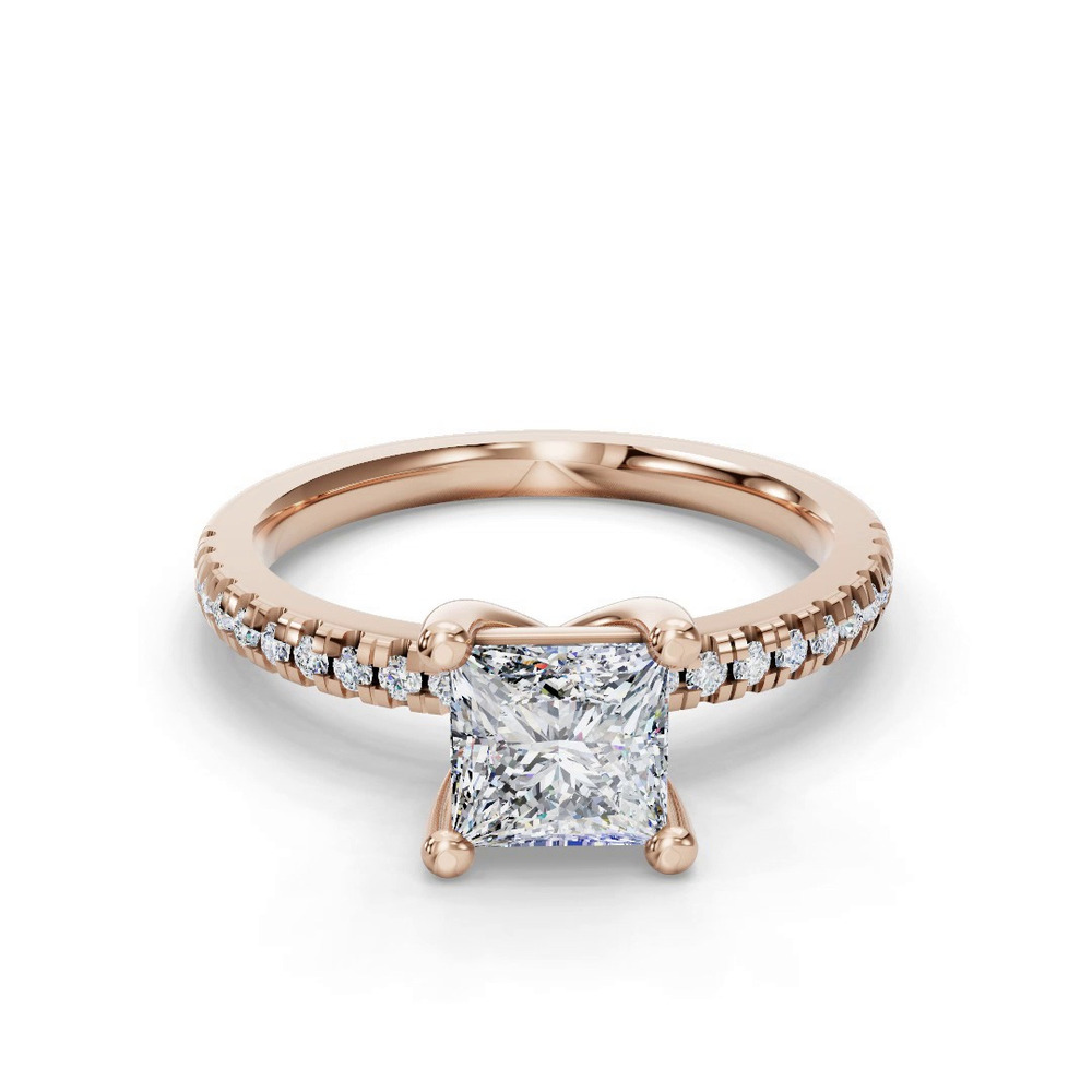 360 degree view of Kennedy Pave Engagement Ring