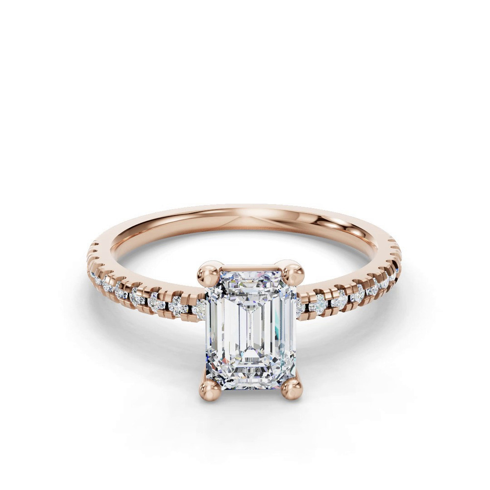 360 degree view of Kennedy Pave Engagement Ring