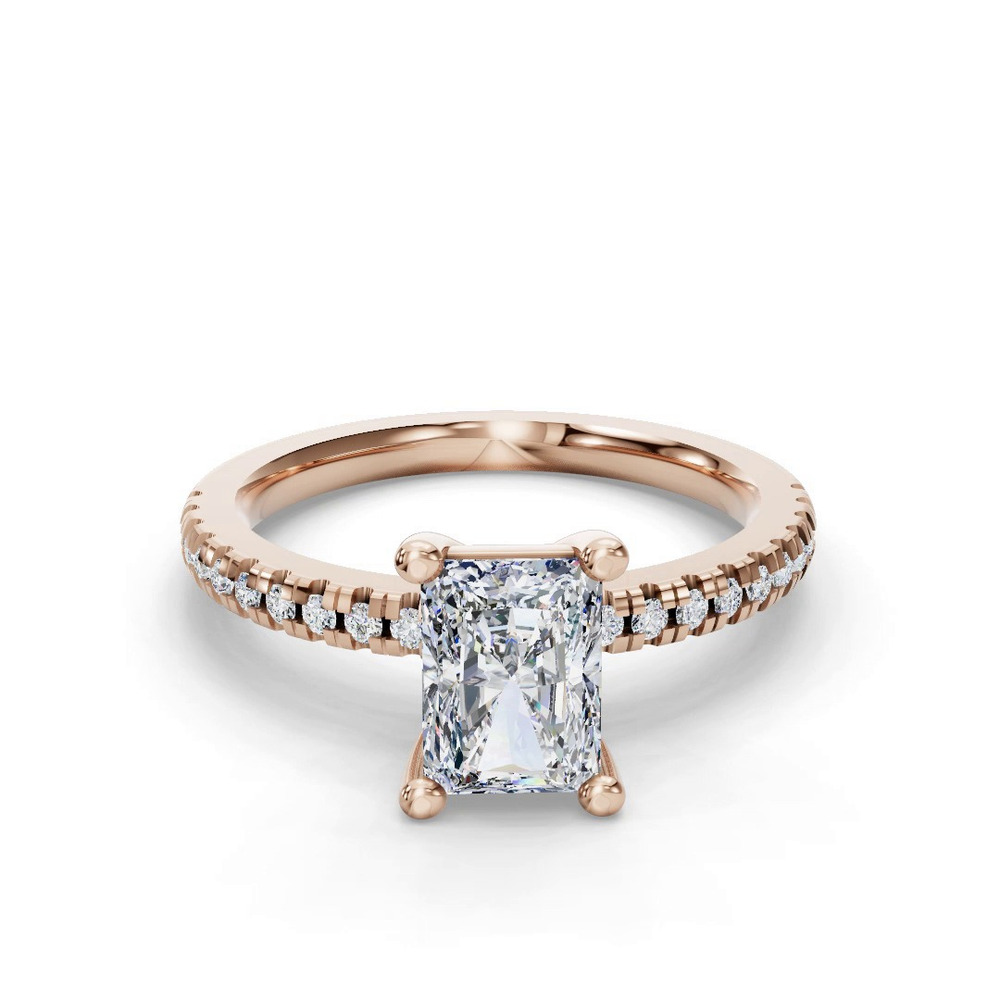 360 degree view of Kennedy Pave Engagement Ring