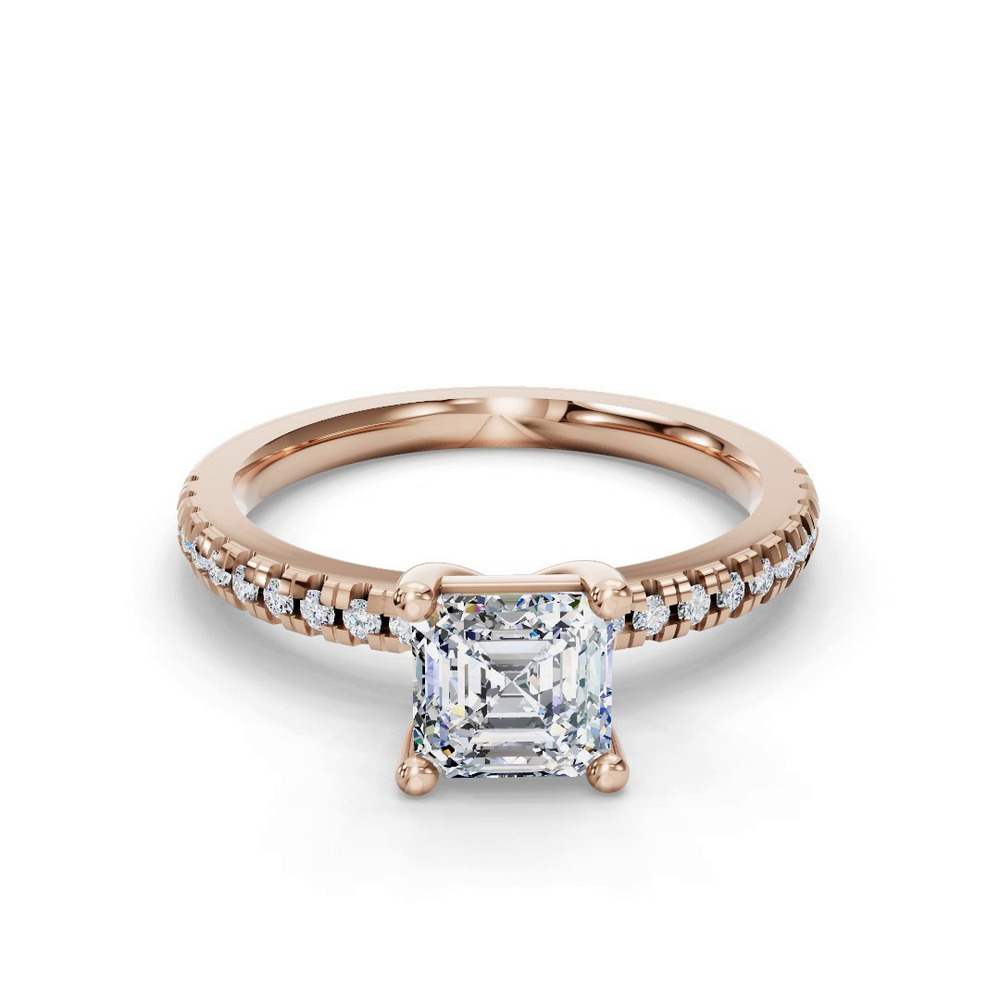 360 degree view of Kennedy Pave Engagement Ring
