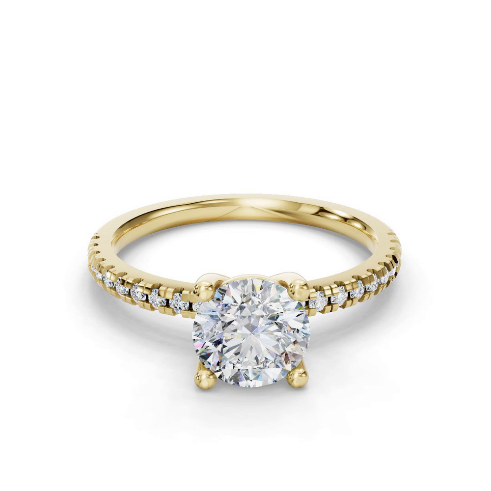 360 degree view of Kennedy Pave Engagement Ring