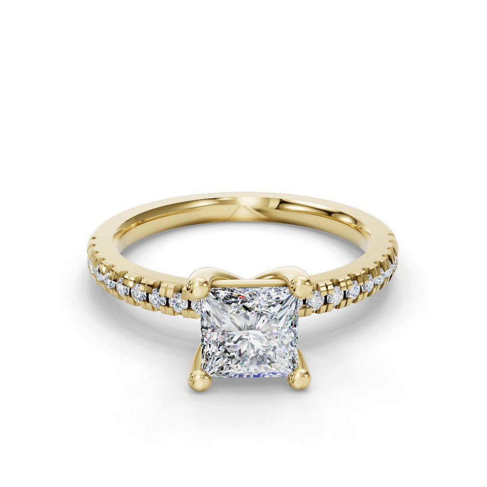 360 degree view of Kennedy Pave Engagement Ring